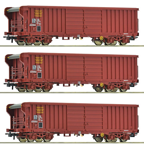Roco set wagons à toit - 3,