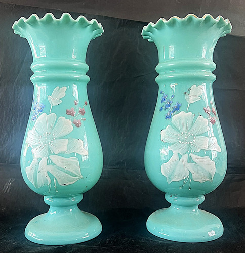 Paie vases opaline - paie, de