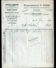 POITIERS (86) ELECTRIC FORCE MOTORS "Paul Pozzi Builder" in 1929