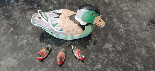 Belle figurine canard en - belle, d'un