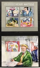 Henri Matisse - French Painter / Art - Timbres Central African Rep. MNH** Del.10