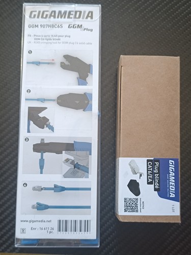 Lot pince rj45 gigamedia - lot,