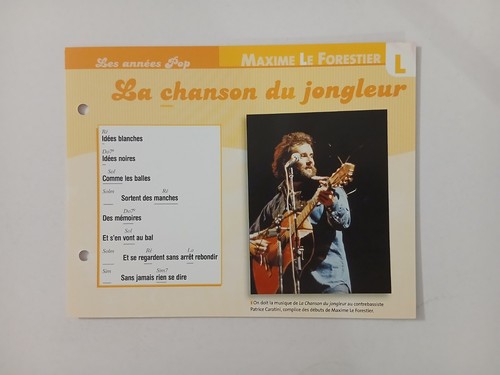 Carte fiche maxime - carte,