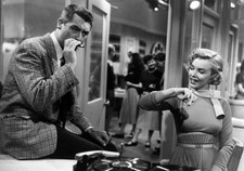 Photo de Cary Grant et Marilyn