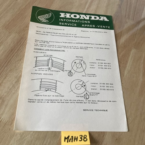 Honda moto 1974 - , k5