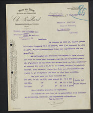 "BONNEFONTAINE meadow MIREBEL (39) WOOD / SAWMILL du PATOUILLET "C. POUILLARD" 1920