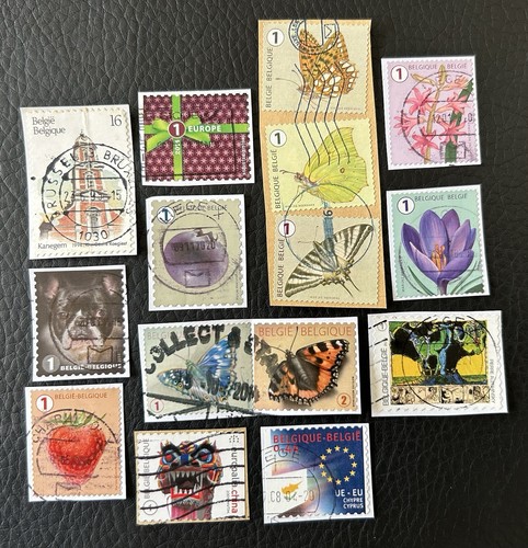 Lot timbres de - lot, belgique