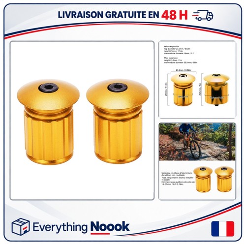 Embouts guidon vélo - guidon,