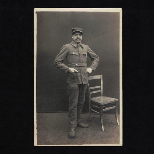 Cpa carte photo prisonnier - cpa,