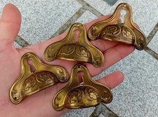 1 Antique Entrance / Handle Drawer Shell Brass Furniture No. 93C