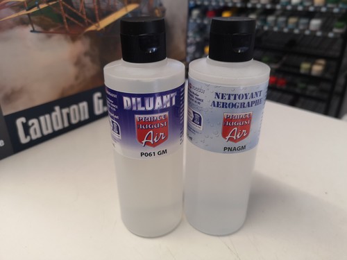 Nettoyant aerographe diluant - nettoyant, +
