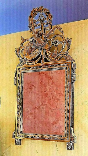 Miroir louis xvi - doré, la