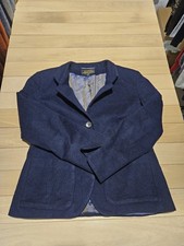 WOMEN'S 100% CASHMERE JACKET ANTONIO FUSCO IT42 BLUE CASHMERE CASHMERE CASHMERE 