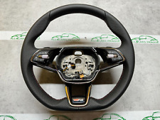 ŠKODA OCTAVIA IV RS STEERING WHEEL DSG HEATED MULTIFUNCTION FLATTENED 5E34190...
