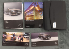 MERCEDES CLA OWNERS MANUAL HANDBOOK WALLET 2016-2019 PACK D-609