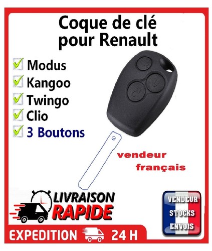Coque clé plip - 3, boutons