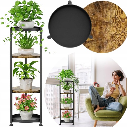 étagère plantes métal - plantes, noir