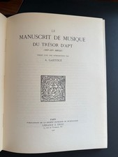 Partition vintage Le manuscrit
