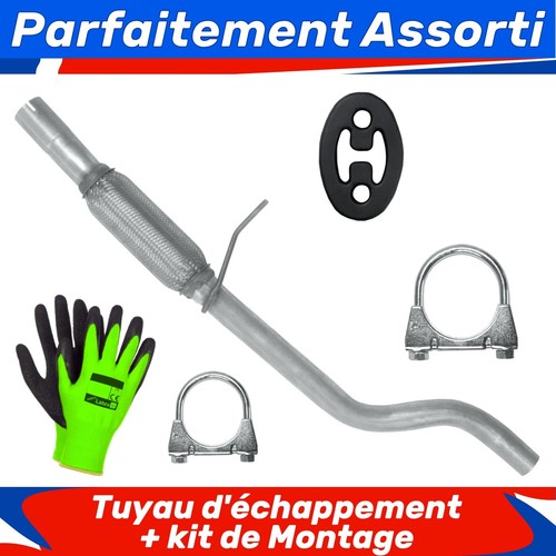 Tuyau échappement pour fiat - d'échappement,
