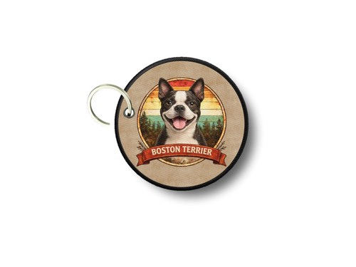 Porte cles clefs imprime - , chien