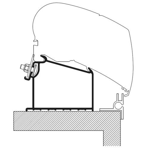 Adaptateur toit caravane - adaptateur,