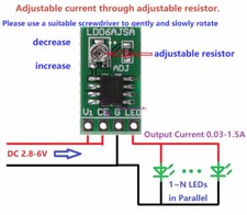 DC 2.8-6V 1.5A 30-1500MA LED