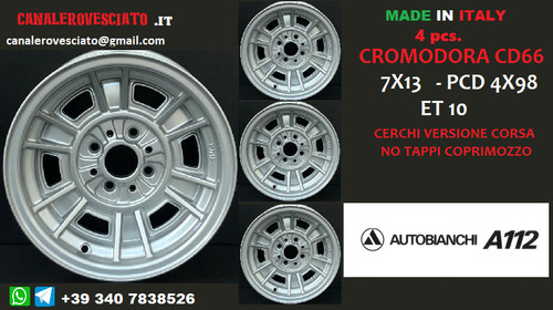 Jantes a112 abarth cromodora - 4,