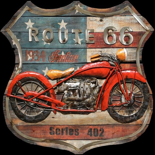 Mural art moto - 3d, peinture
