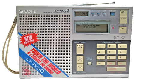 Radio sony icf 7600d - sony,