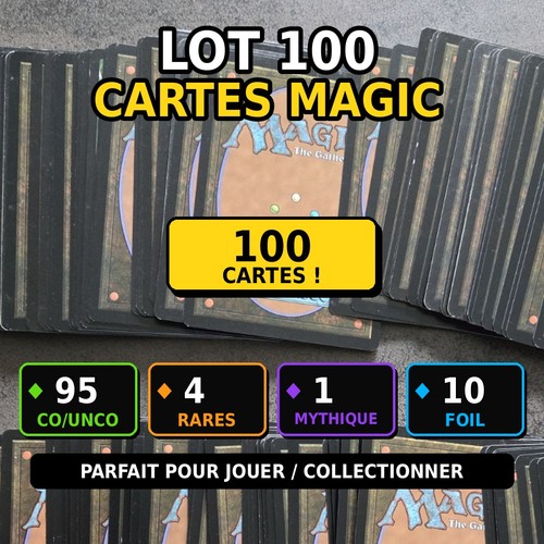 Lot 100 cartes - lot, de