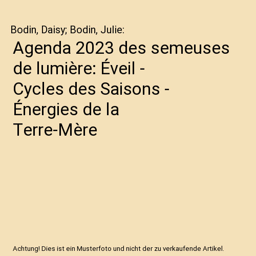 Agenda 2023 des semeuses - , de
