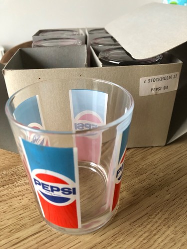Verre pepsi 1984 carton - pepsi,
