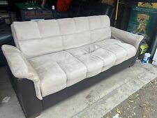 Suede Couch/Futon (Free Delivery)