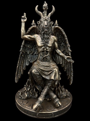 Figurine baphomet assis - figurine,