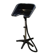 Bac Lave Tête basculant sur pied Bassin évier réglable bac de lavage Shampoo