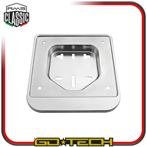 Port plaque chrome - plaque,