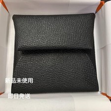 Hermes Bastia Noir Crossbody Bag Black Vache Epsom Used 2024 with Box