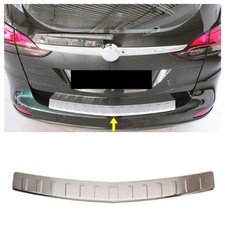 For Opel Zafira C 2012 to 2019 Chrome Bumper Guard (Brushed) STEEL