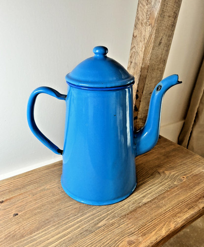 Cafetière ancienne tôle - cafetière,