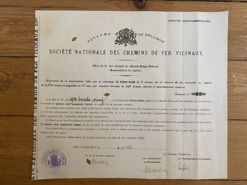 Chemins fer vincinaux - de,