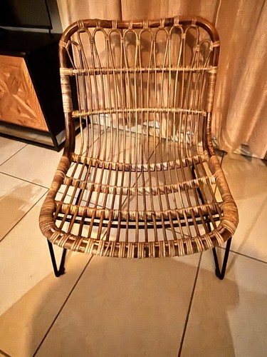 Lot chaises en rotin - de, 2