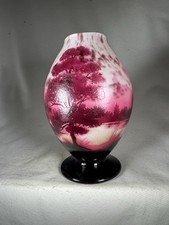 Vase Delatte Nancy à décor