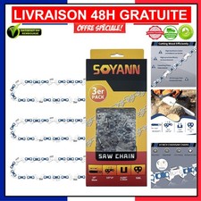 Lot de 3 Chaînes de