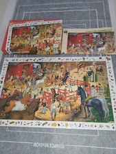Puzzle observation DJECO Centre équestre (chevaux) 200 pièces, complet.