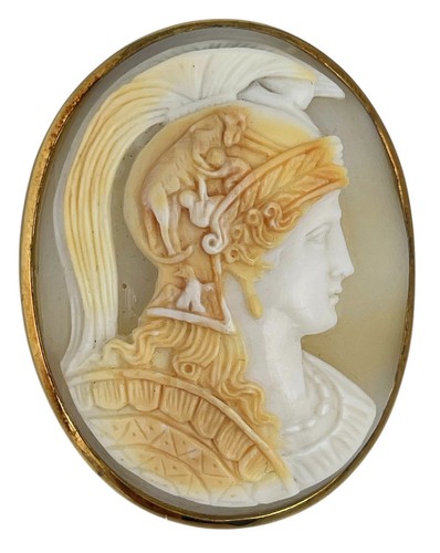 Pendentif camée 19e - , or
