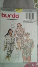 PATRON BURDA 4851  CHEMISIERS