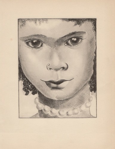 Visage enfant fille étude - enfant,