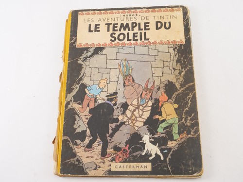 Tintin temple du soleil - bd,