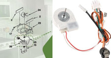 Fridge Motor Part pour Whirlpool Maytag Amana IKEA JennAir KitchenAid PS12728263