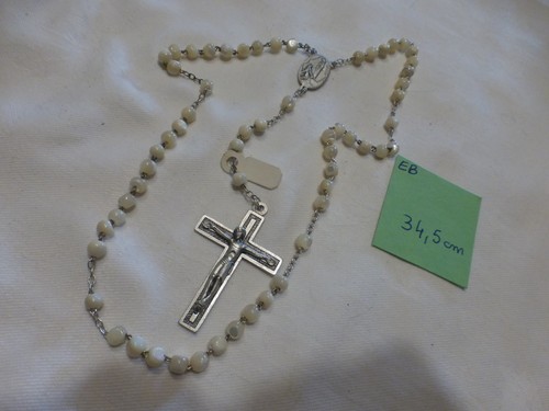 Ancien chapelet perles - perles,